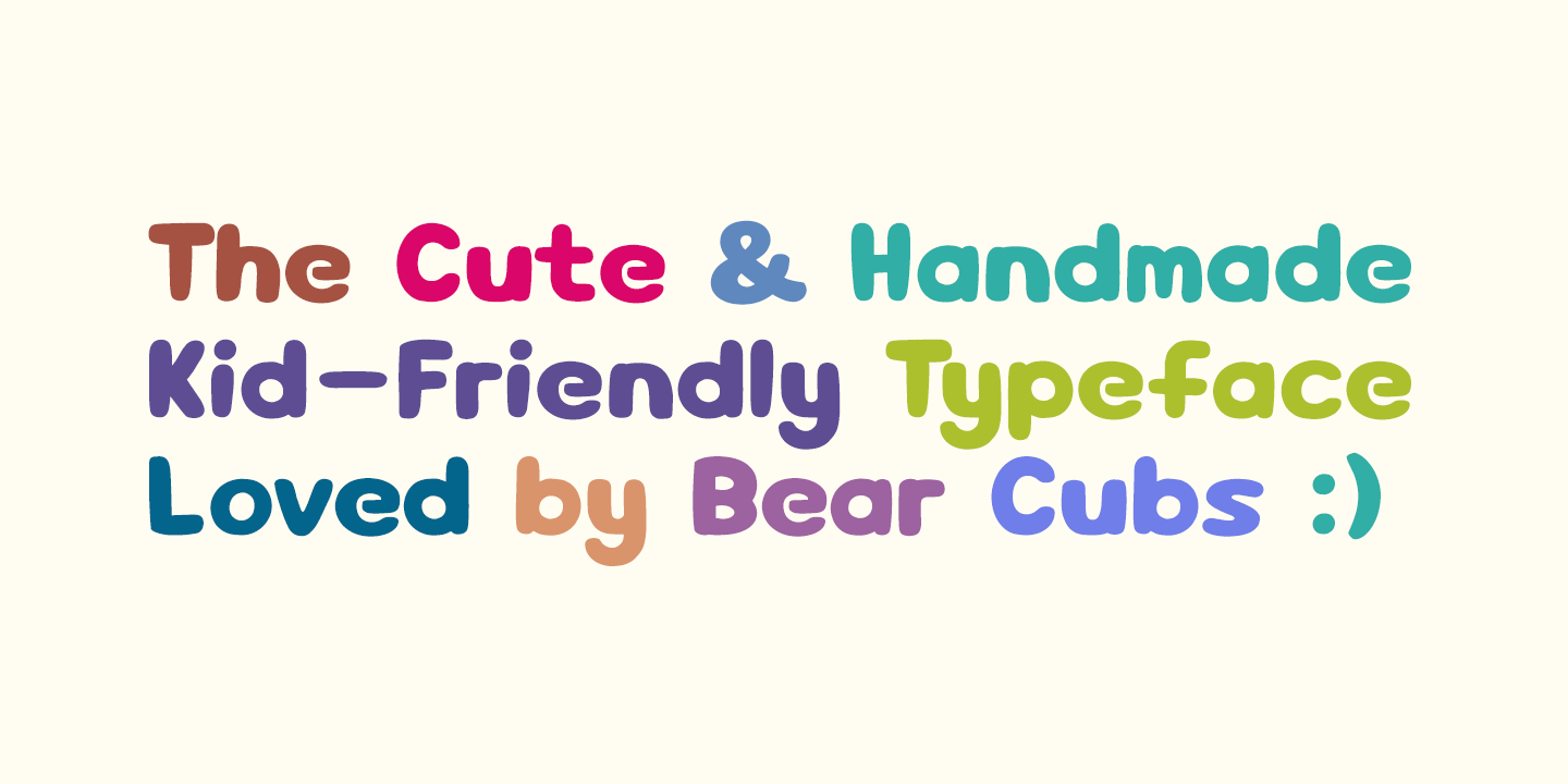 Beispiel einer HollaBear 3D Italic-Schriftart